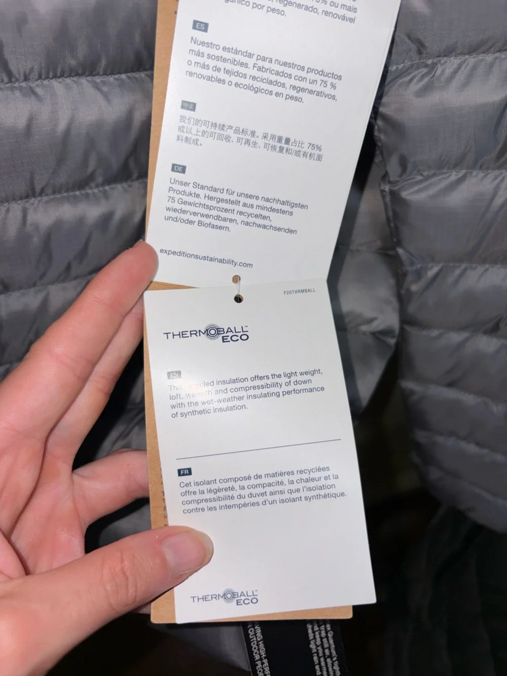 NWT The North Face Men's Terra Peak Jacket in Smoked Pearl